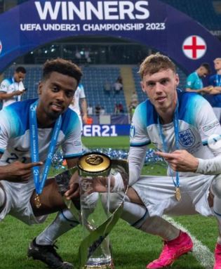 Marie Palmer son Cole Palmer won the UEFA Under21 Championship 2023 with England